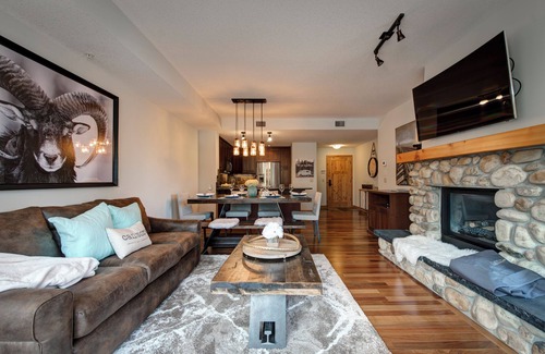 Canmore Condo | Stunning Mountain Retreat in Rundle Cliffs Lodge - Spring Creek Mountain Village